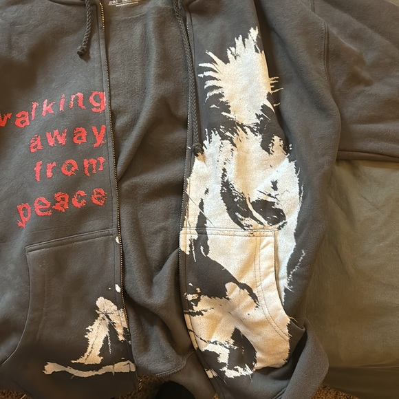 Gray Works of Madness zip up - Picture 4 of 4